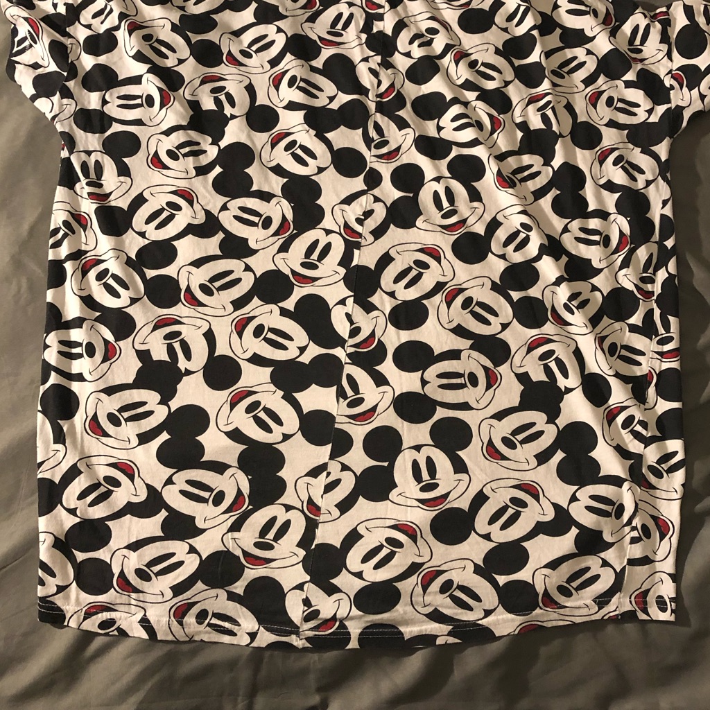 H&M Mickey Mouse Pattern Tee